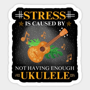 ukulele love Sticker